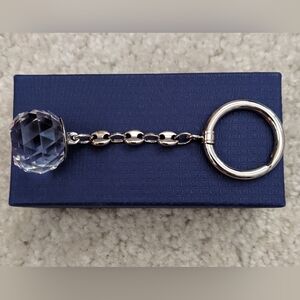 NWOT Swarovski crystal ball key ring